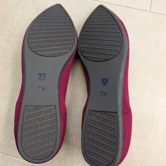 Rothy's The Point Cabernet Herringbone Size 7.5 - Picture 3 of 4